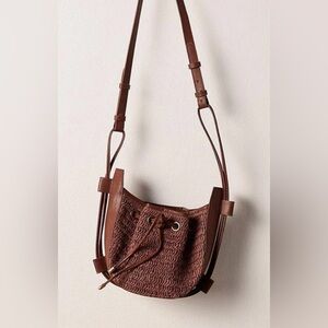 Free People cabana crossbody bag brown